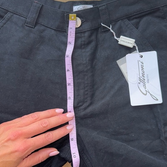 Gattinoni women’s black straight leg pants size 30 - Picture 5 of 7